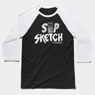 FanboysInc's Sip and Sketch Tee Baseball T-Shirt